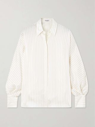 Striped Satin Shirt