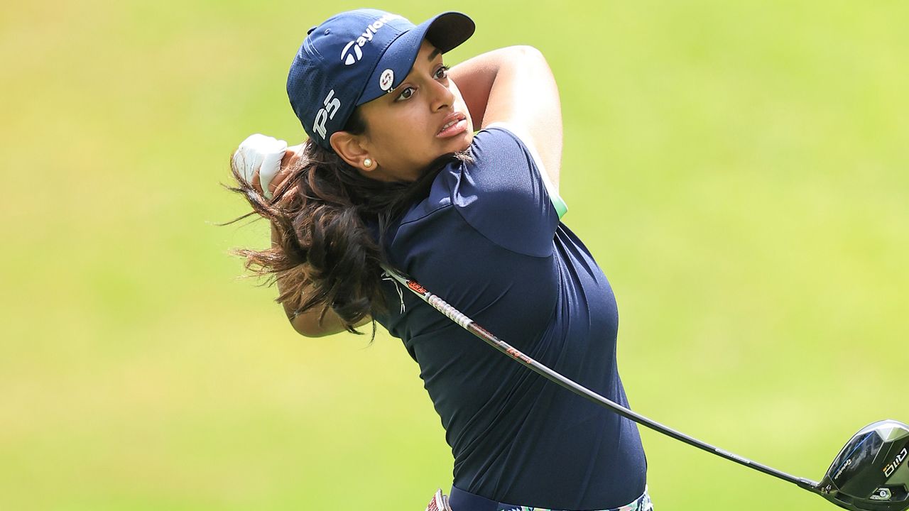 Megha Ganne takes a shot at the Augusta National Women&#039;s Amateur