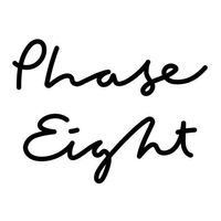 Phase Eight's logo - Phase Eight in a black handwritten font on a white background.