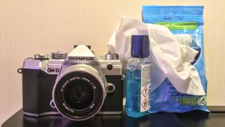 How to disinfect your Olympus camera