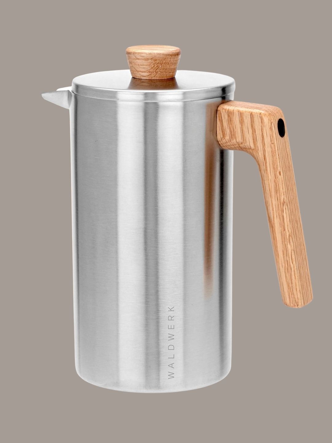 WALDWERK, Cafetiere Stainless Steel Double Wall