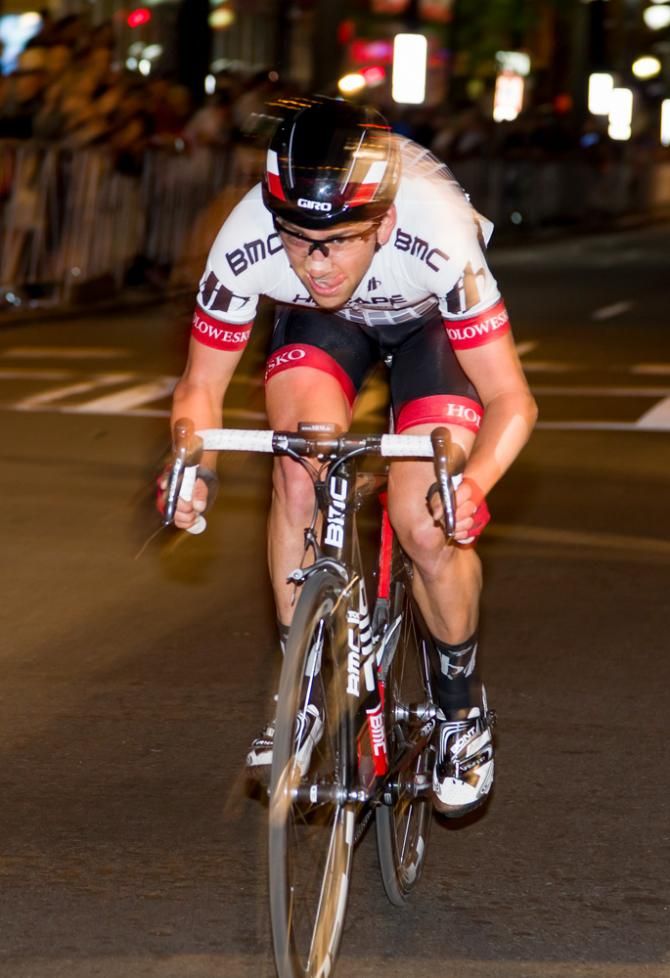 Hincapie's Joe Lewis escapes from the break.