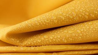 Yellow waterproof fabric