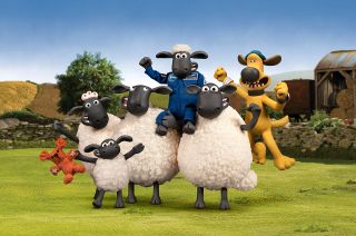 Shaun the Sheep, still wearing the European Space Agency (ESA) flight suit that he wore on NASA's Artemis I mission to the moon, has returned to Mossy Bottom Farm (a.k.a. Aardman Animations) where he received a hero's welcome.