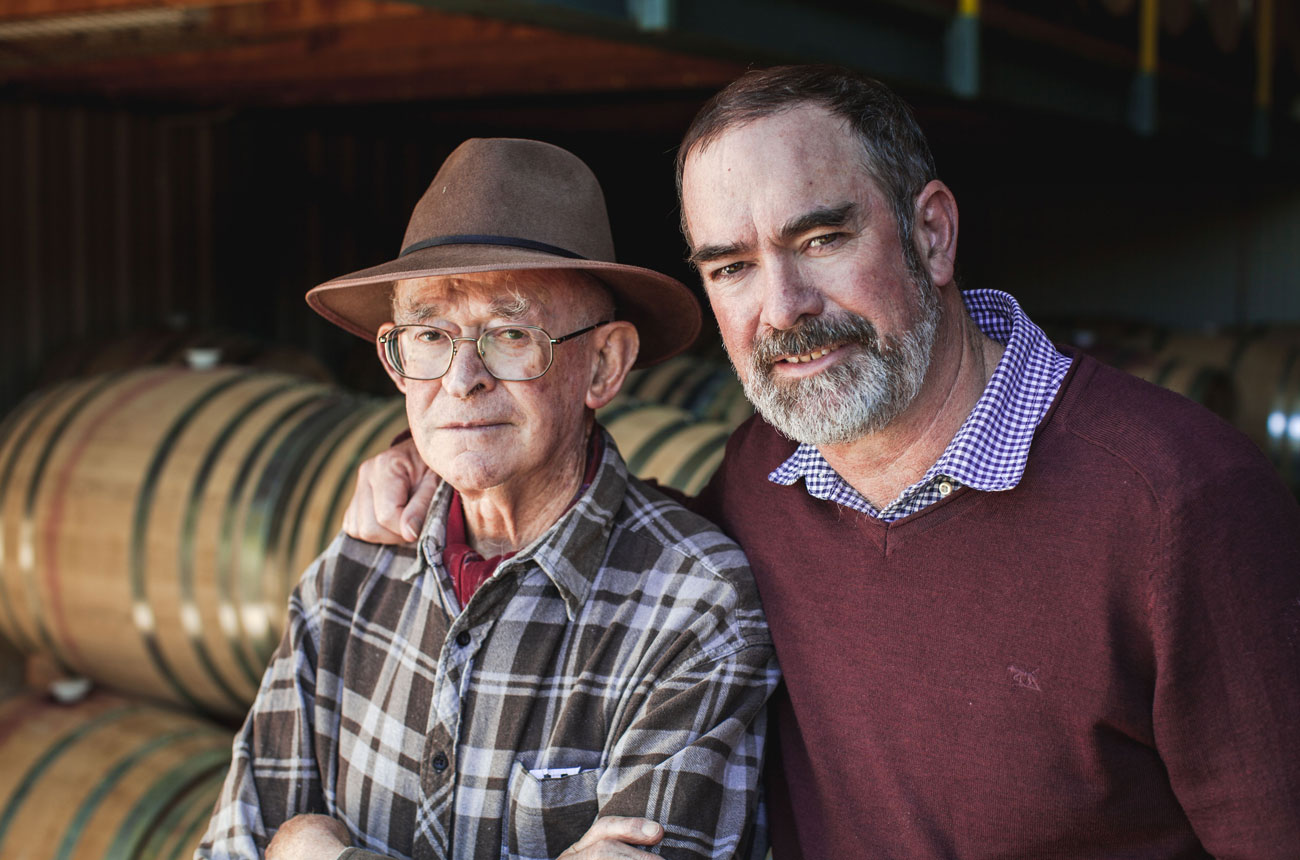 Dr John Kirk and his son Tim Kirk