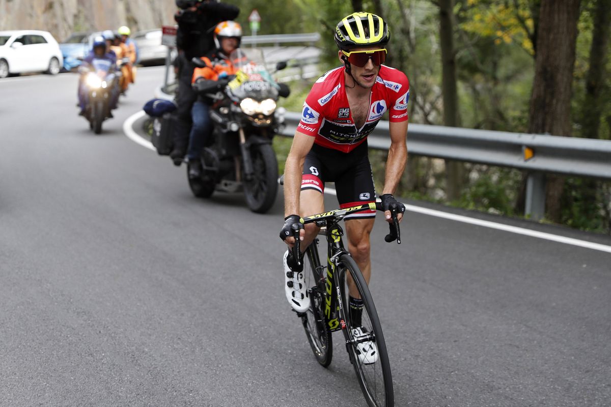 Simon Yates (Mitchelton-Scott) on the move