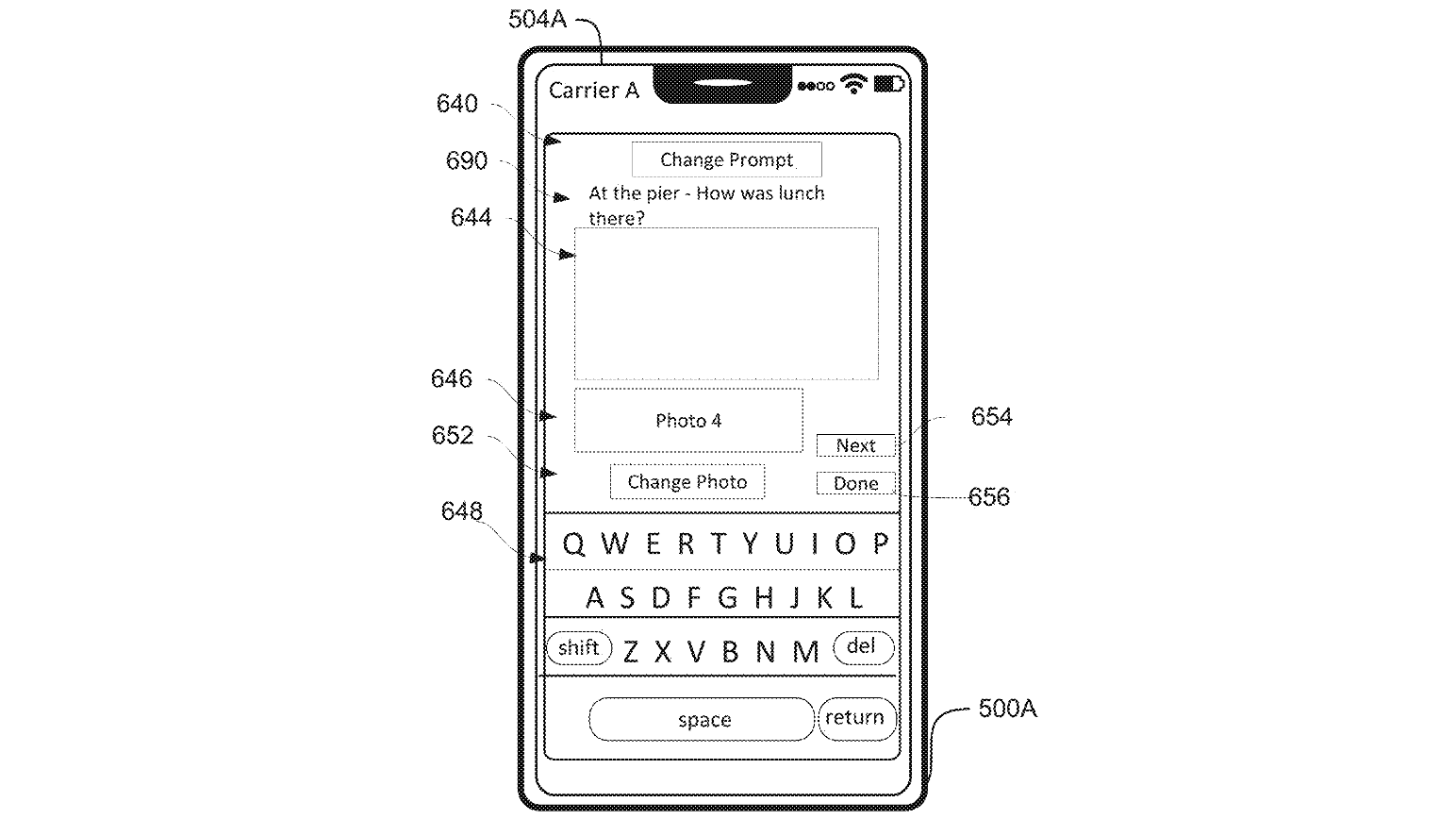 Screenshots from the magazine patent