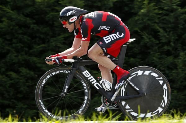 Cadel Evans (BMC) blazed to glory with a smoking fast performance in Grenoble