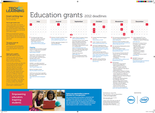 Grants Calendar and Directory, 2012-2013