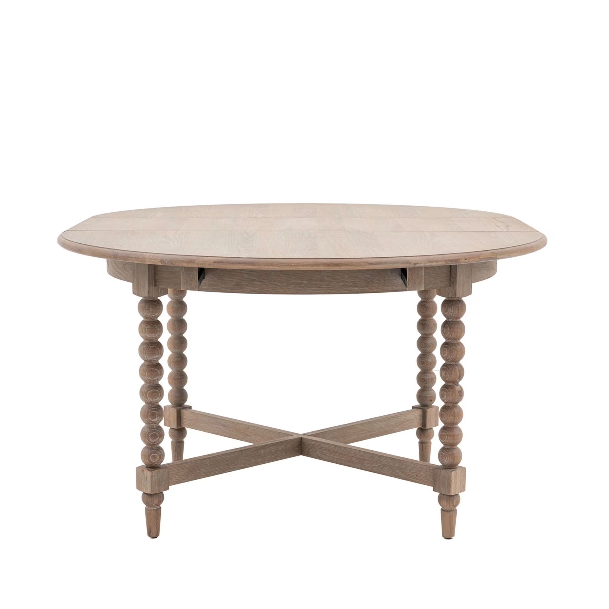Gallery Direct Artisan Oak Round Extendable Dining Table