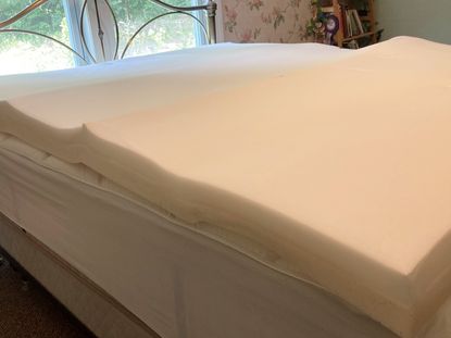 Allswell 4” Memory Foam Mattress Topper review | Real Homes