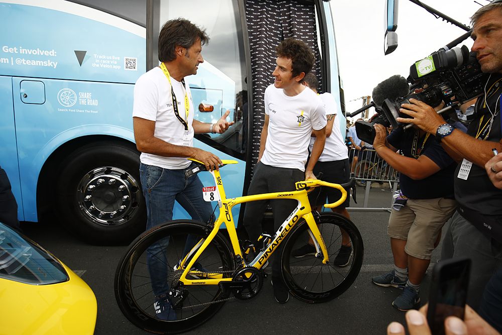 Fausto Pinarello - Geraint Thomas (GBR - Team Sky)