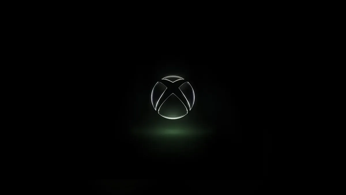 Xbox logo against a black background