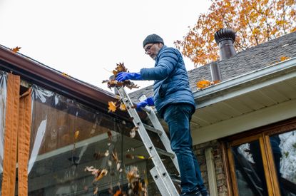 6. Clean the gutters