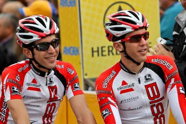 2011 Tour of California: Twins Ben and Andy Jacques-Maynes raced for Bissell Pro Cycling