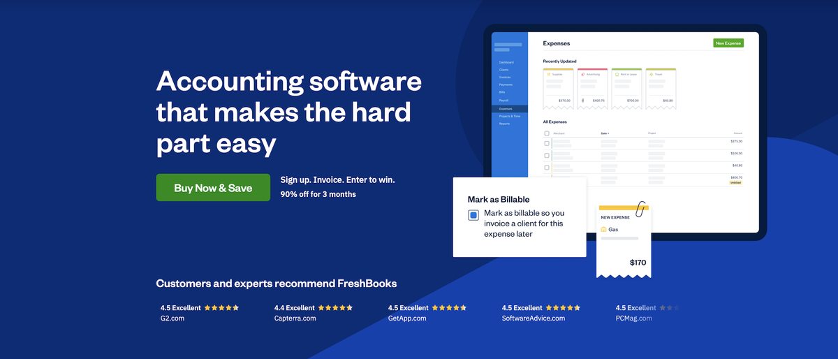 FreshBooks accounting software review
