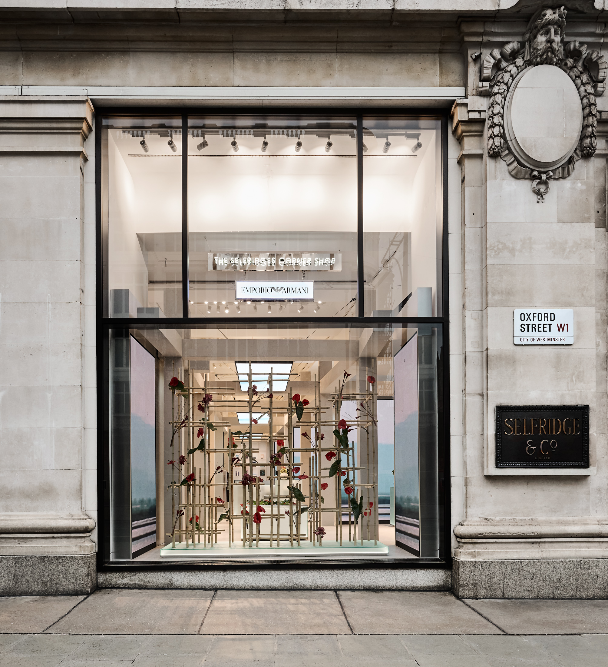 Emporio Armani Selfridge Corner Shop Pop-Up Store London