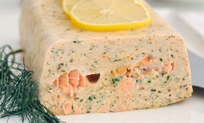 The supposed healthiest meal starts off with a salmon terrine, which contains heart- and artery-friendly Omega 3s.