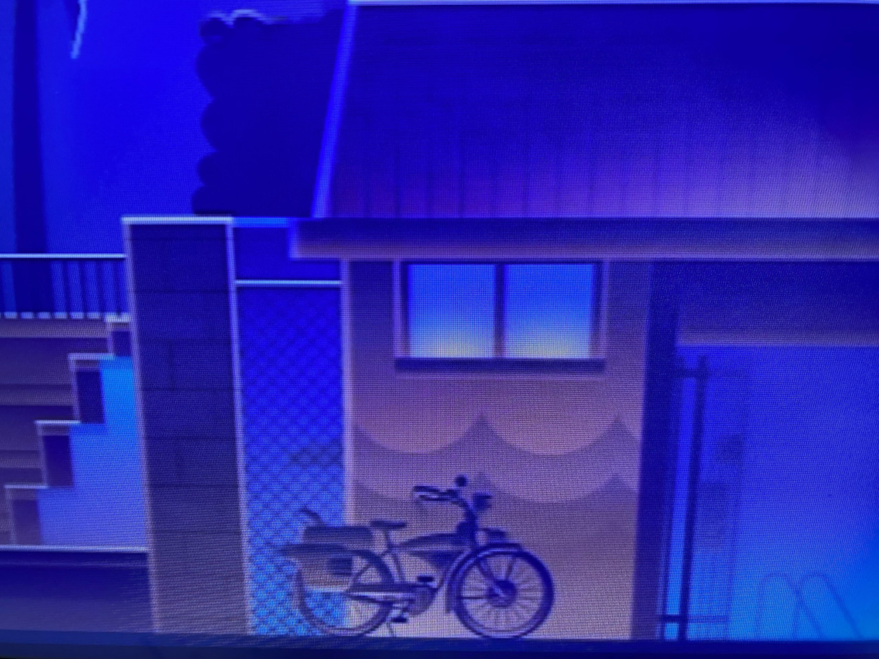 Pee-Wee Herman's bike in Roku City screensaver