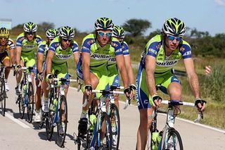 Liquigas practices at the front in San Luis