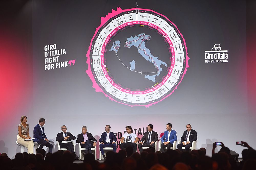 The 2016 Giro d'Italia route persentation