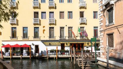 The magnificent Marco Polo ballroom at Baglioni Hotel Luna in Venice