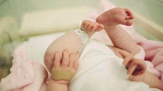 Baby girl in hospital