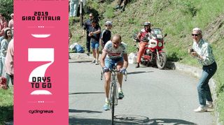 Marco Pantani on the Passo del Mortirolo at the 1994 Giro d'Italia
