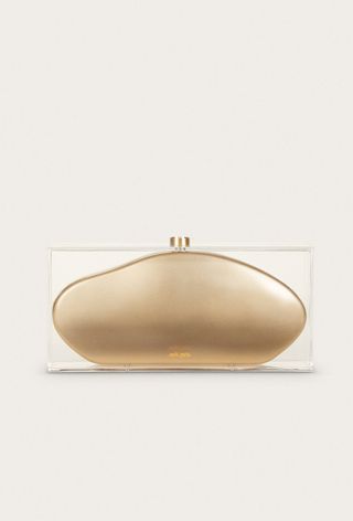 Cult Gaia Annika Clutch in Brass