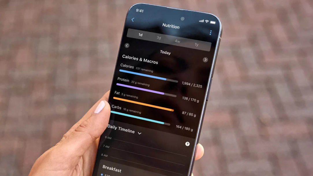 Garmin Nutrition Tracking