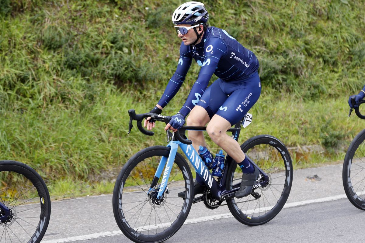 Gran Camino 2022 - 1st Edition - 1st stage Porrino - Vigo 166,4 km - 24/02/2022 - Gorka Izagirre (ESP - Movistar Team) - photo Luis Angel Gomez/SprintCyclingAgency&Acirc;&copy;2022