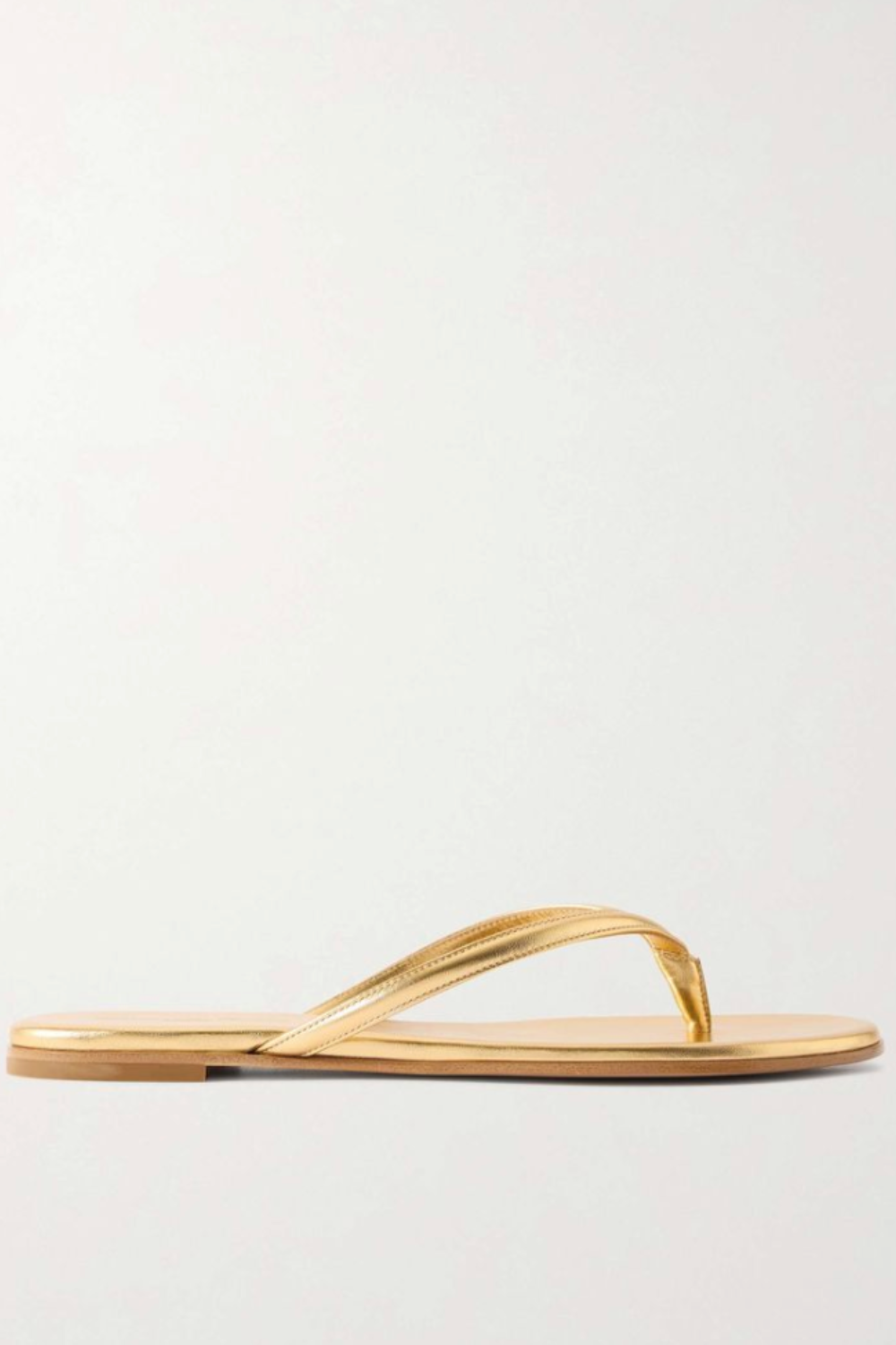 GIANVITO ROSSI, Calypso Metallic Leather Sandals