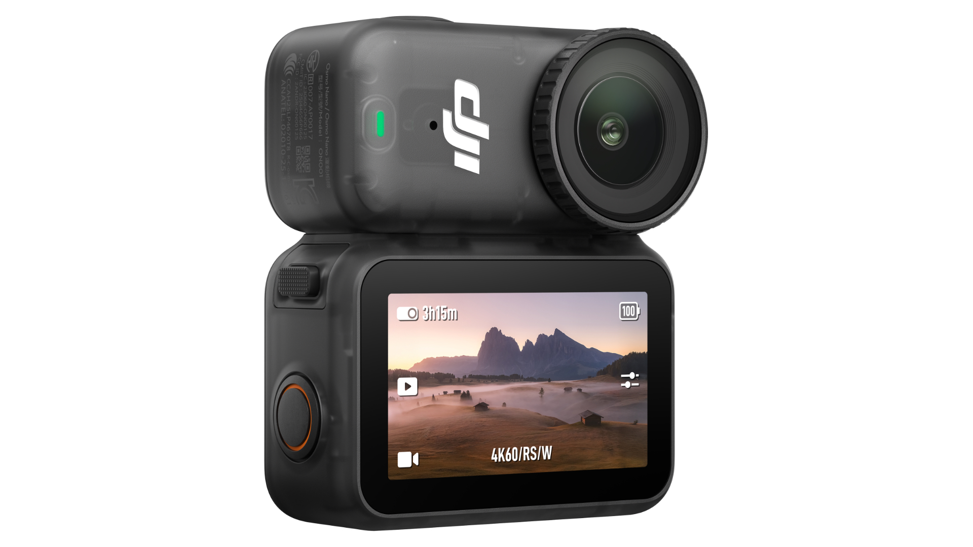 DJI Osmo Nano on white background