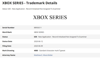 Xbox Series Trademark