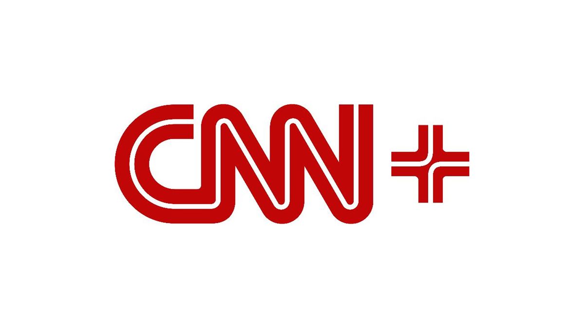 CNN Plus logo red with white background