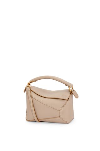 Mini Puzzle Bag in Soft Grained Calfskin