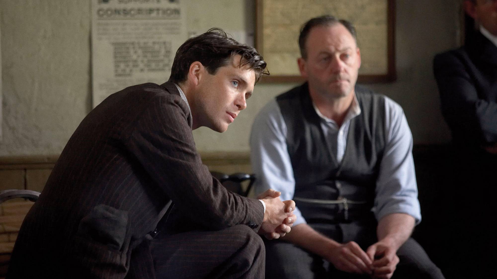 (L-R) Cillian Murphy as Damien O'Donovan and Liam Cunningham as Dan in &amp;quot;The Wind That Shakes the Barley&amp;quot;