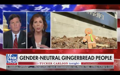 Tammy Bruce on gingerbread cookies.
