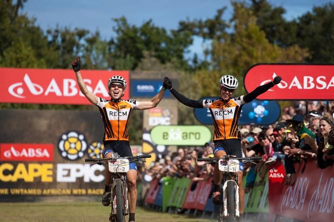 Team RECM winning the ladies category during the final stage