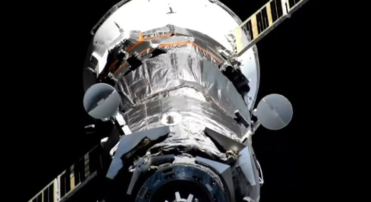 Russian Progress cargo ship undocks from space station despite coolant leak