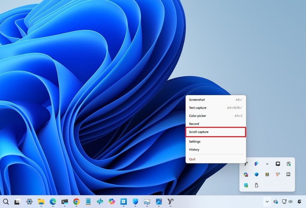 Yoink scroll capture