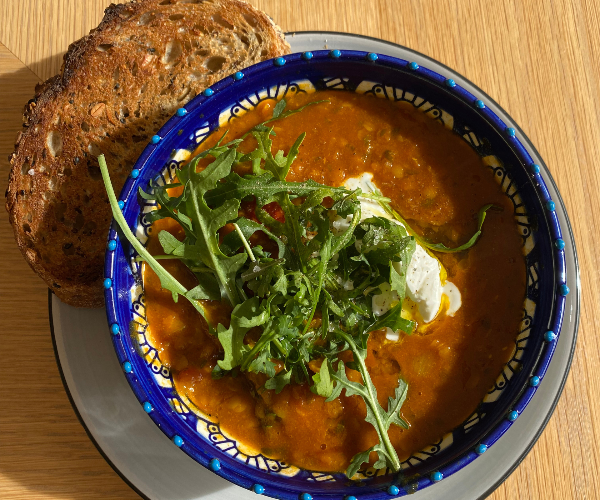 Lentil soup made in the Instant Pot Rio