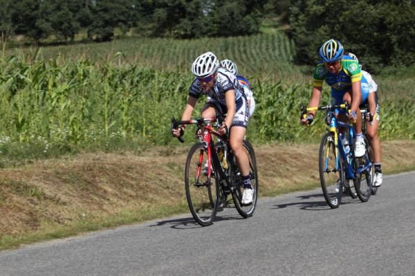Erinne Willock (Tibco) leads the break