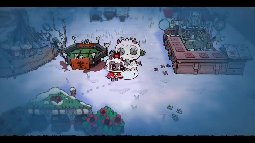 Snowlambs in Cult of the Lamb Woolhaven