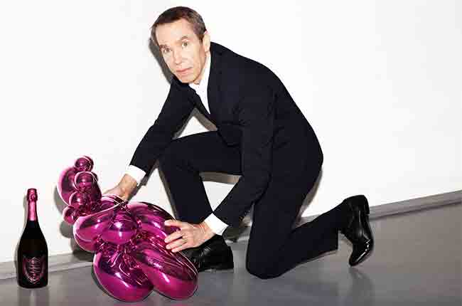 Dom P&eacute;rignon and Jeff Koons