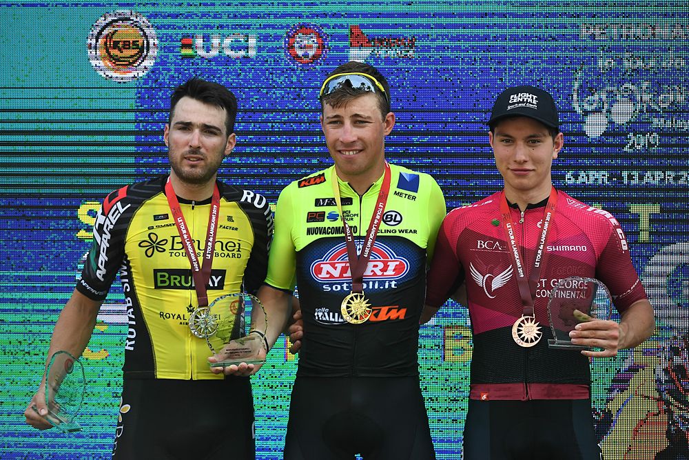 Simone Bevilacqua (Neri Sottoli) wins stage 7 at Tour de Langkawi