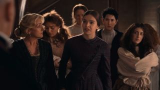 Jane Krakowski and Hailee Steinfeld in “Dickinson” season three