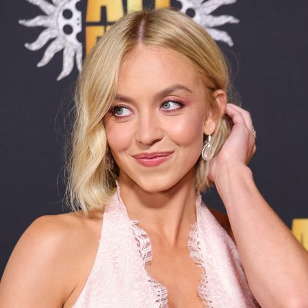 Sydney Sweeney Went Full Goth In A Gorgeous Black Dress With Only Lace