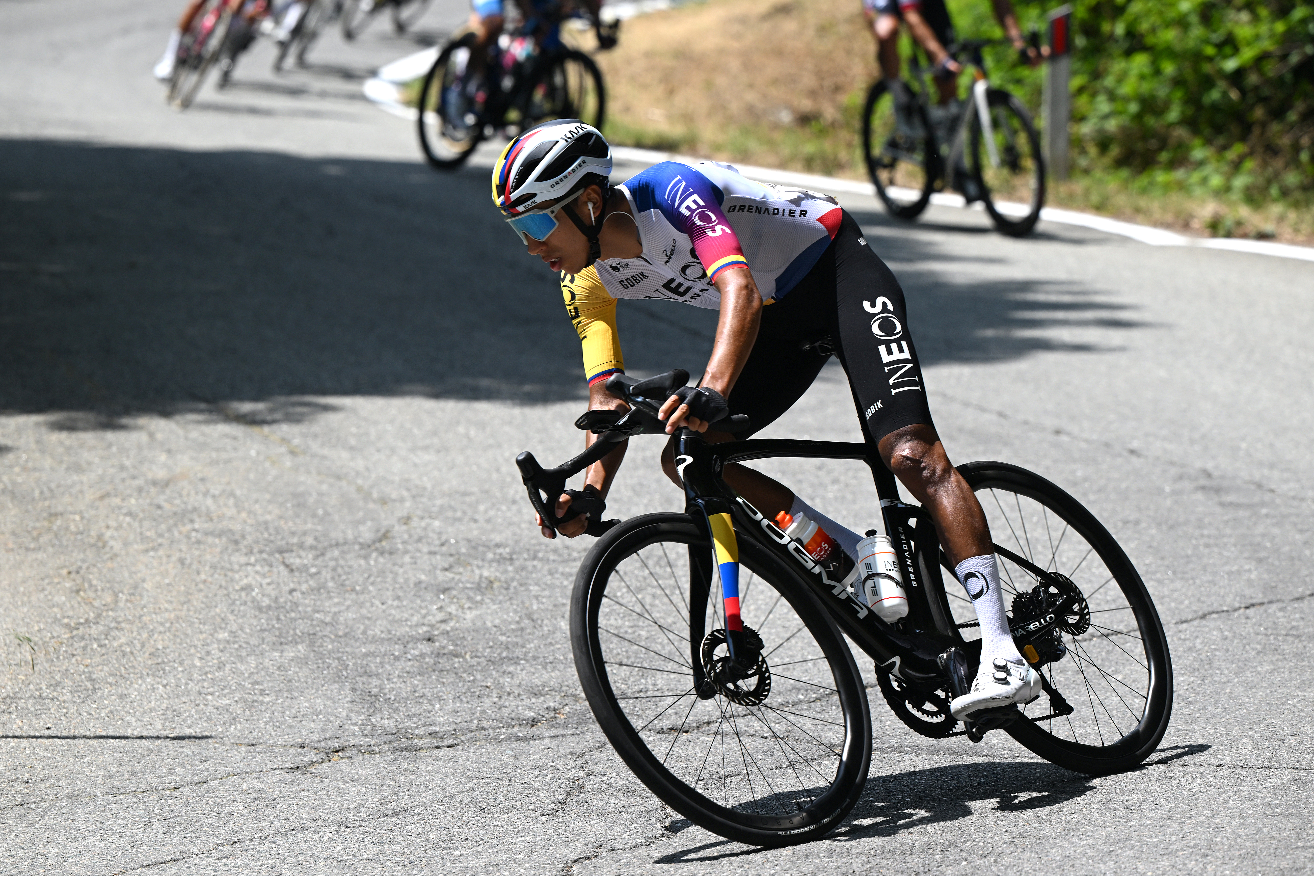 Egan Bernal at the Giro d&#039;Italia