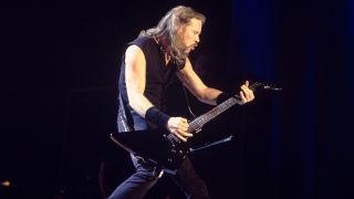 Metallica's James Hetfield onstage in 1994